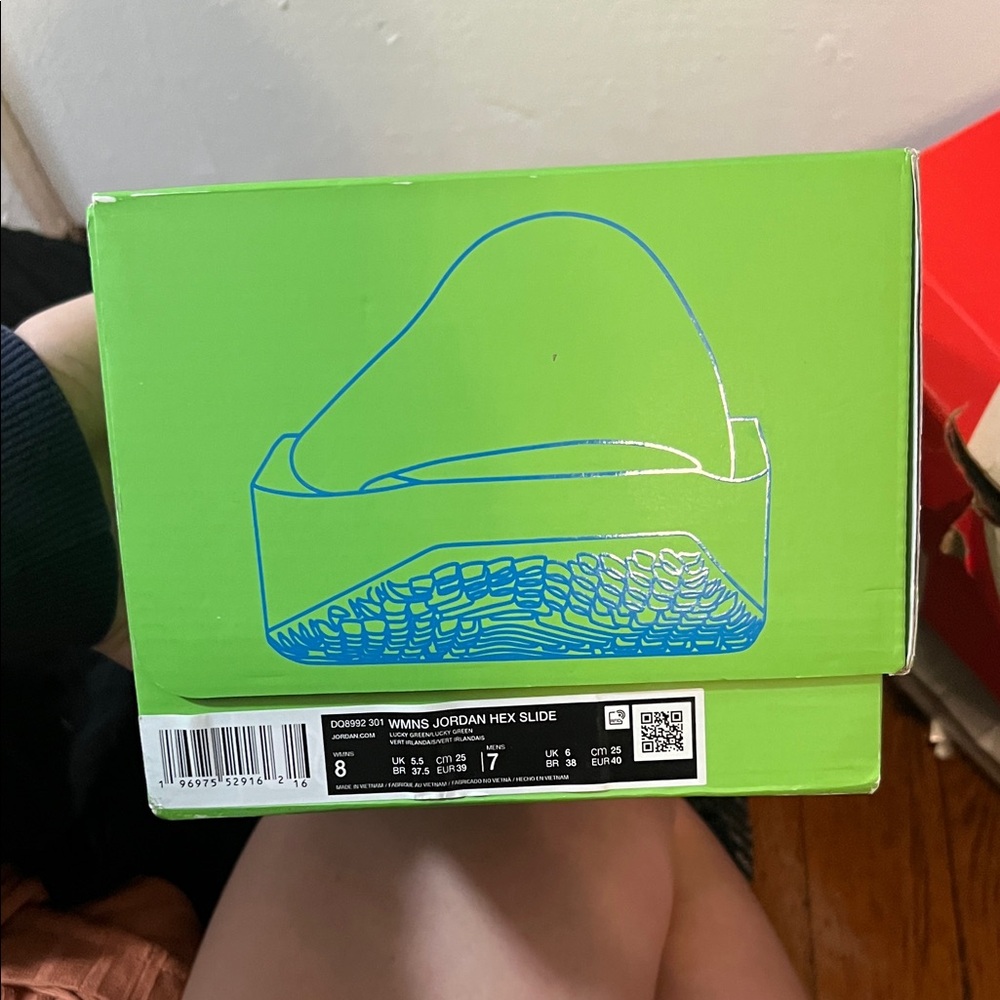 Jordan Hex Slide in Green Box